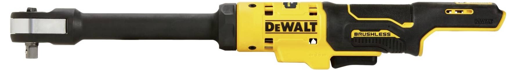A black and yellow cordless impact driver with the 'DeWalt' brand name clearly visible on the side.