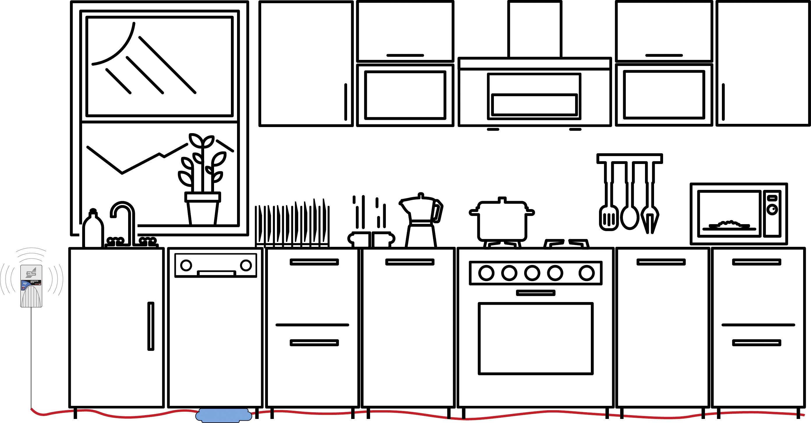 Schabus 300450 SHT 450 Water leak detector via mains outlet