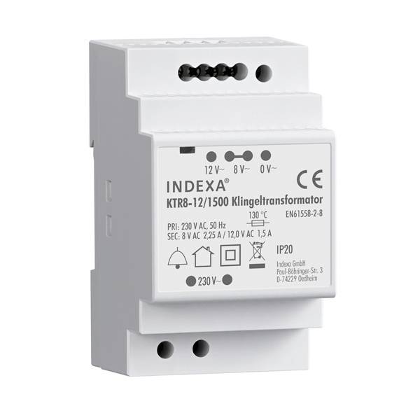 PENTATECH 32126 Bell transformer 8 V AC, 12 V AC