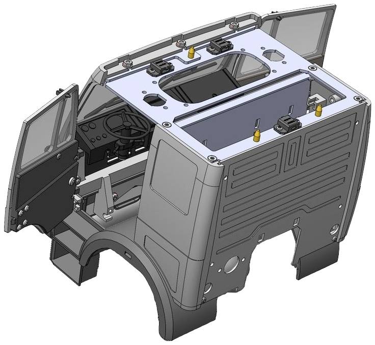 WEDICO-models 2500-W MB SK weiß Cabin 1 pc(s)