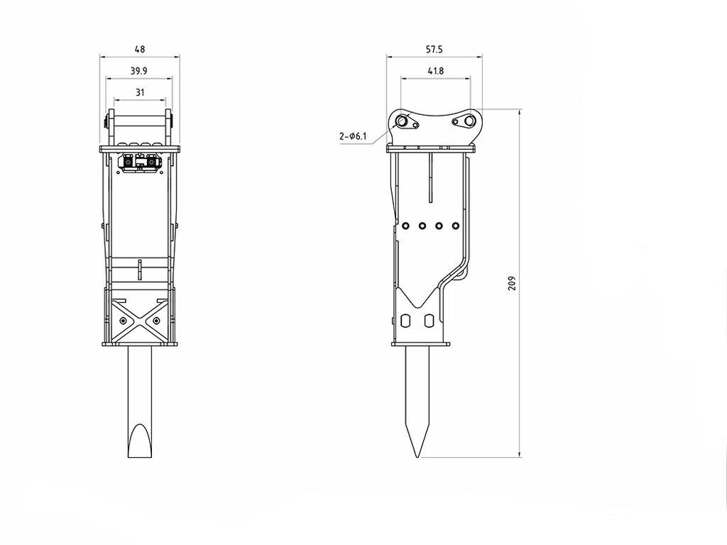 Thicon Models 58336 Hydraulikhammer Hydraulics set 1 pc(s)