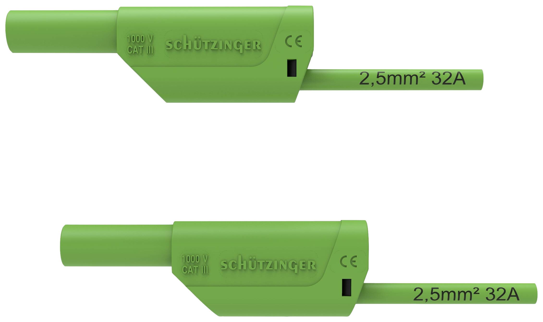 Schützinger Safety test lead 150 cm Green 1 pc(s)