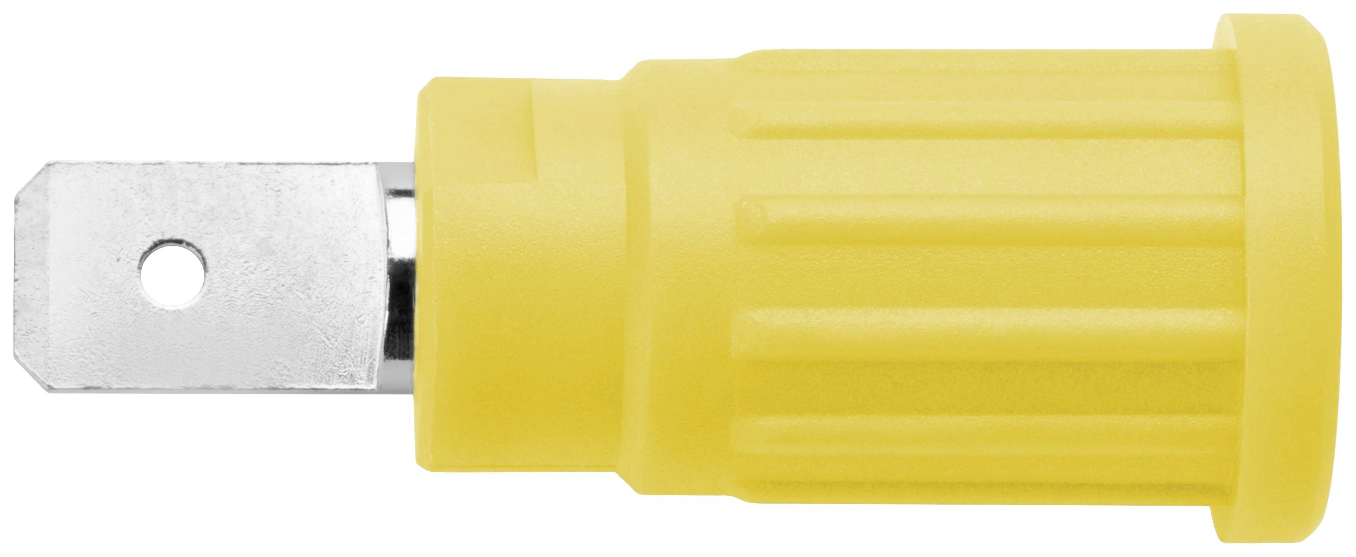 Schützinger Push-fit safety socket Green-yellow
