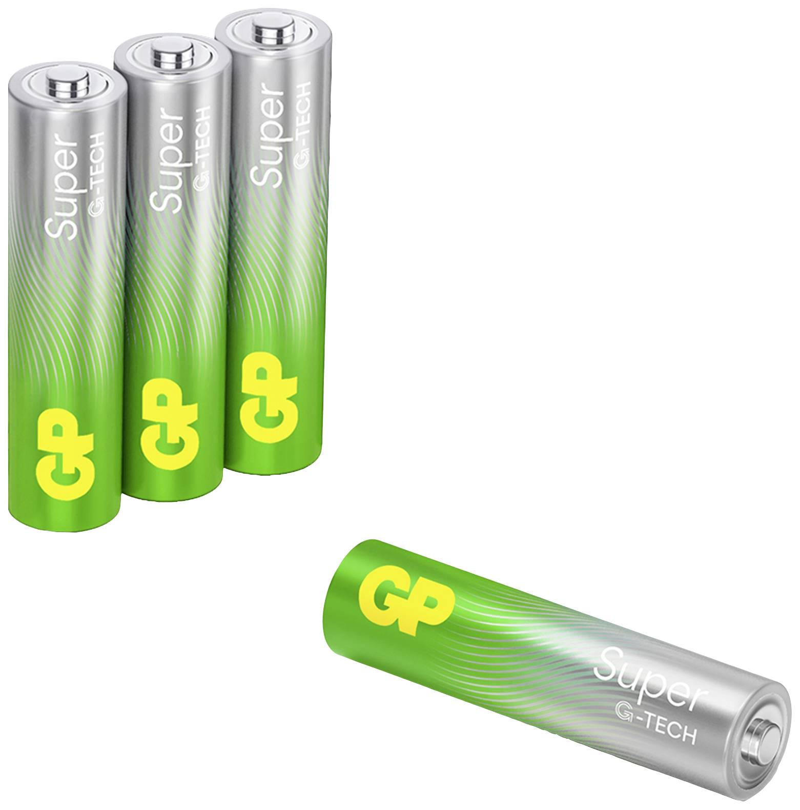 GP Super AAA battery Alkali-manganese 1.5 V 4 pc(s)
