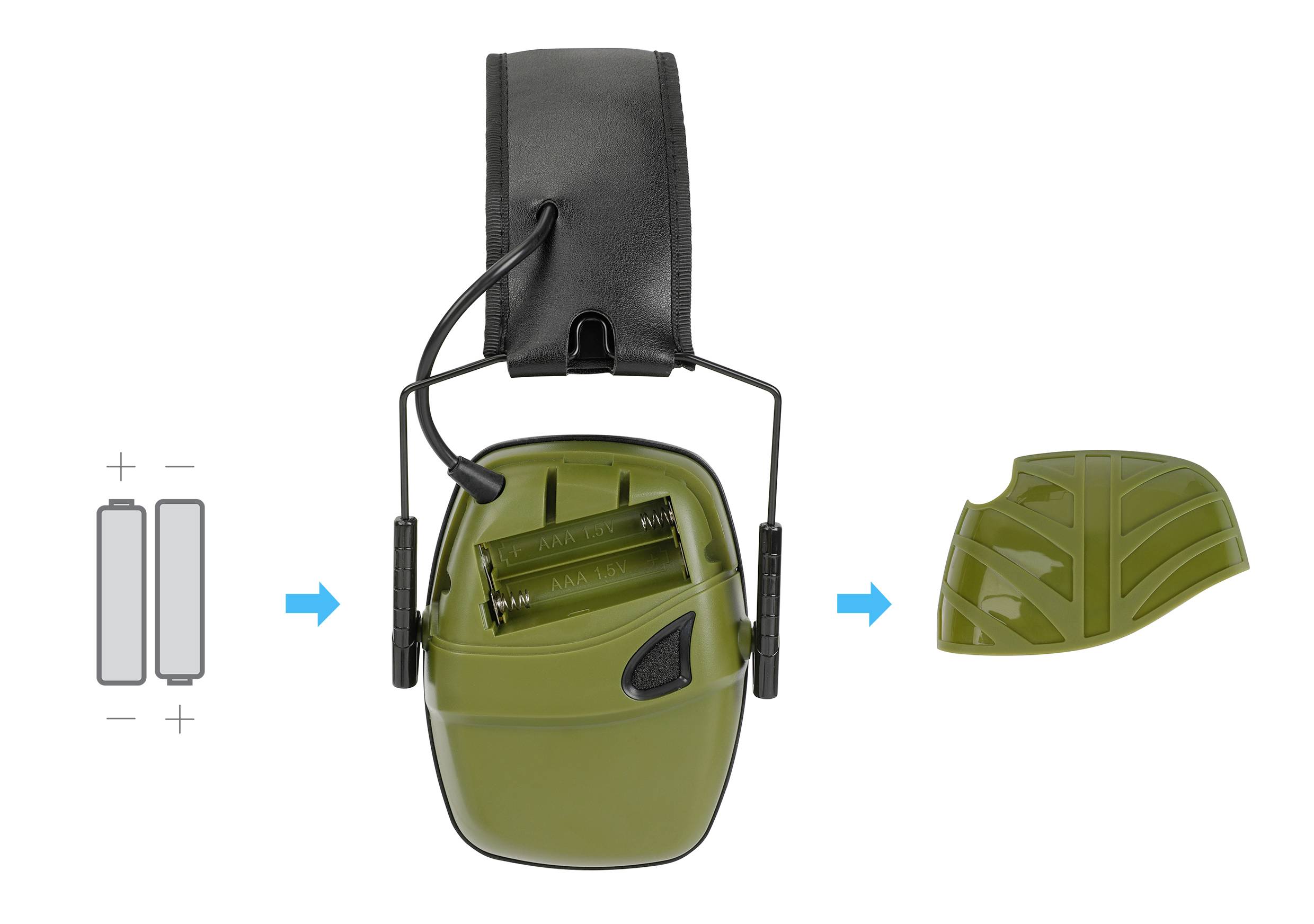 TOOLCRAFT TO-8701221 Audio Input Earmuffs 29 dB 1 pc(s)