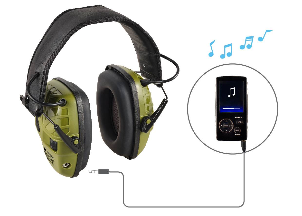 TOOLCRAFT TO-8701221 Audio Input Earmuffs 29 dB 1 pc(s)