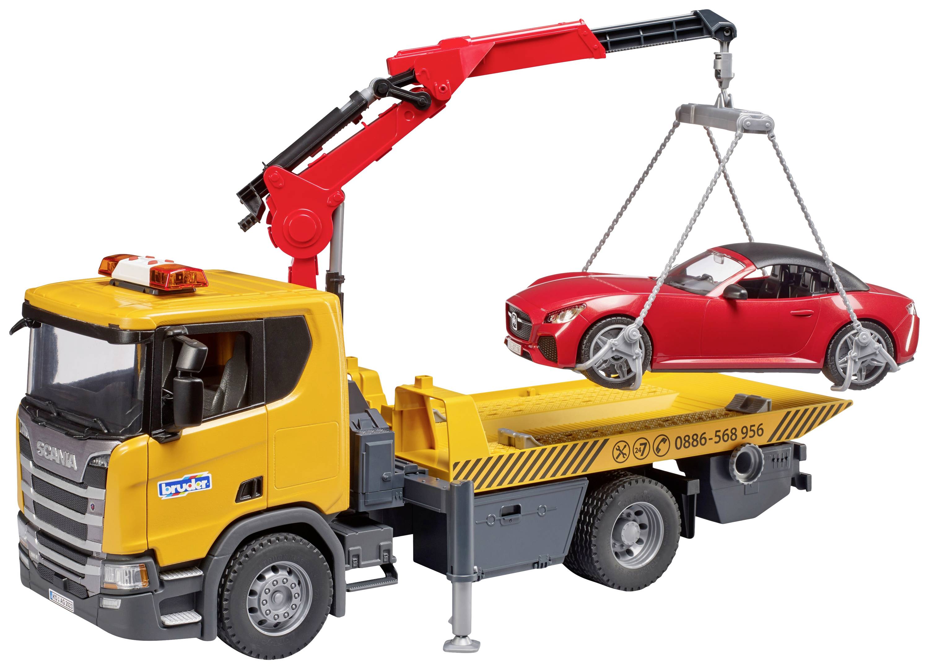 bruder Scania Super 560R tow truck with Roadster Assembled Commercial vehicle