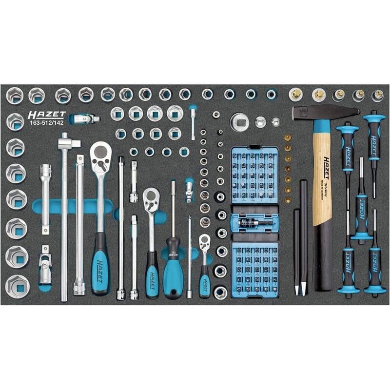 Hazet 163-512/142 Tool kit 142-piece