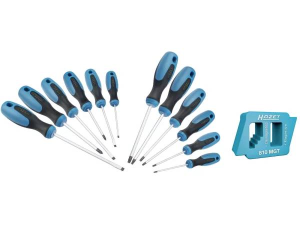 Hazet Screwdriver set 13-piece Frearson, Slot, TORX
