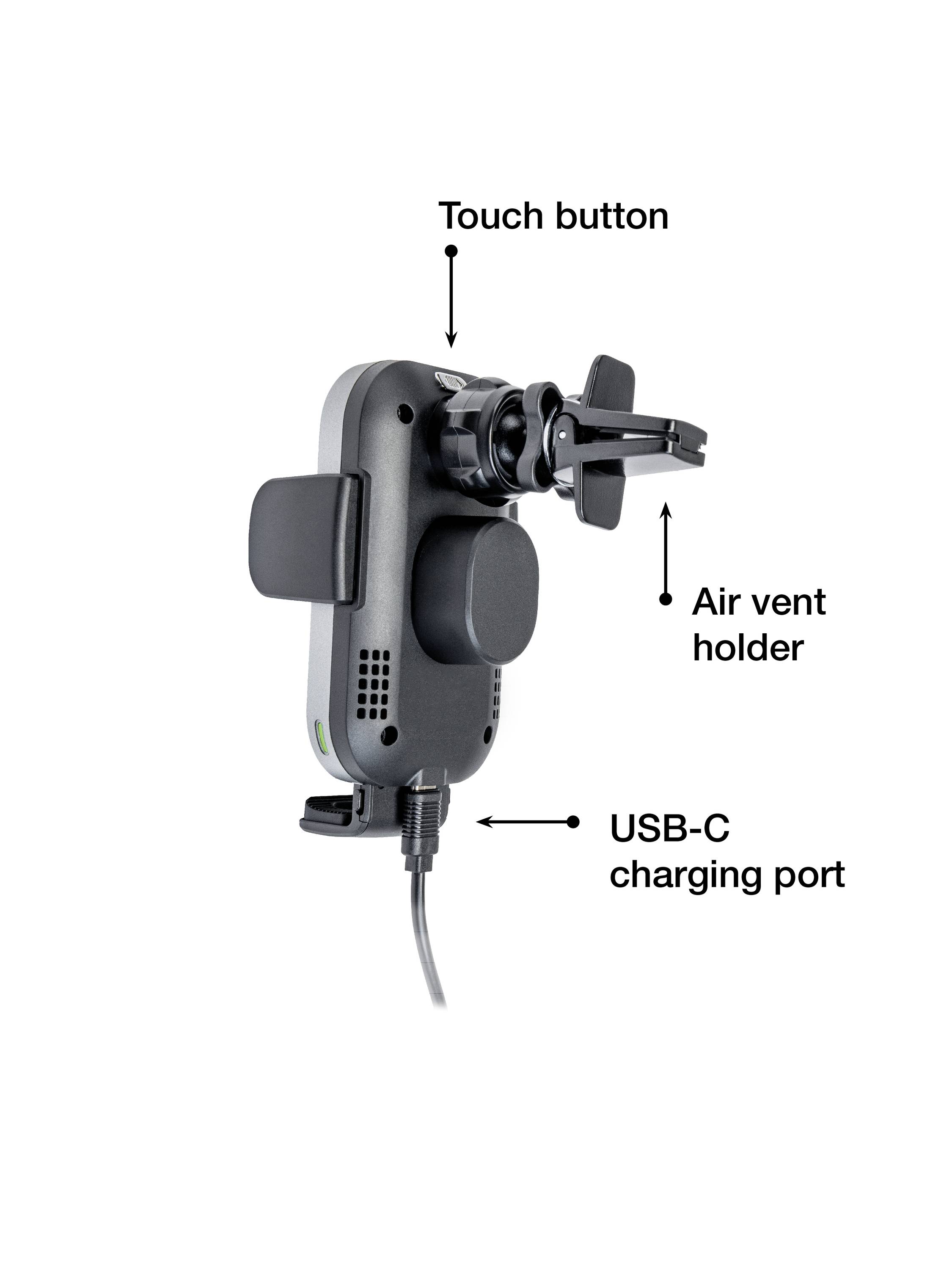 Verbatim Wireless charger FWC-02 Qi Fast Wireless Car Charger 49553 Outputs Magnetic connector Black