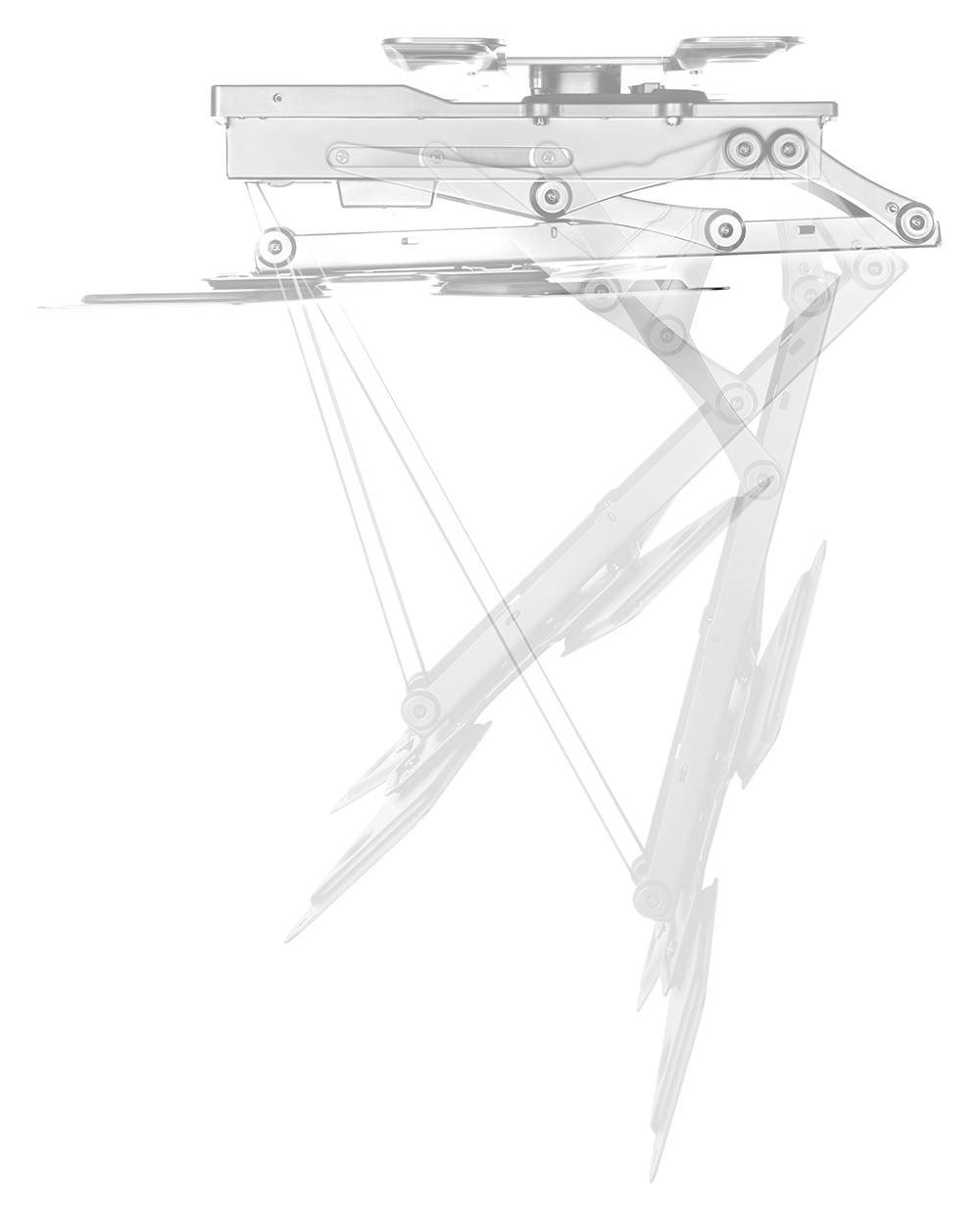 My Wall HL46MWL TV ceiling mount Remote control, Motorized, Tiltable, Swivelling 58,4 cm (23") - 165,1 cm (65") Roof suspension