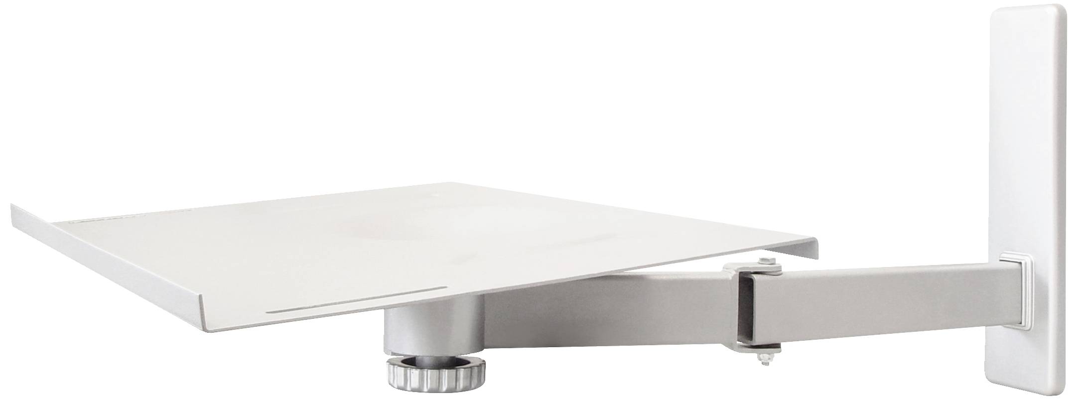 My Wall H20WL Speaker wall mount Rotatable, Swivelling Distance to wall (max.): 615 mm White 1 pc(s)