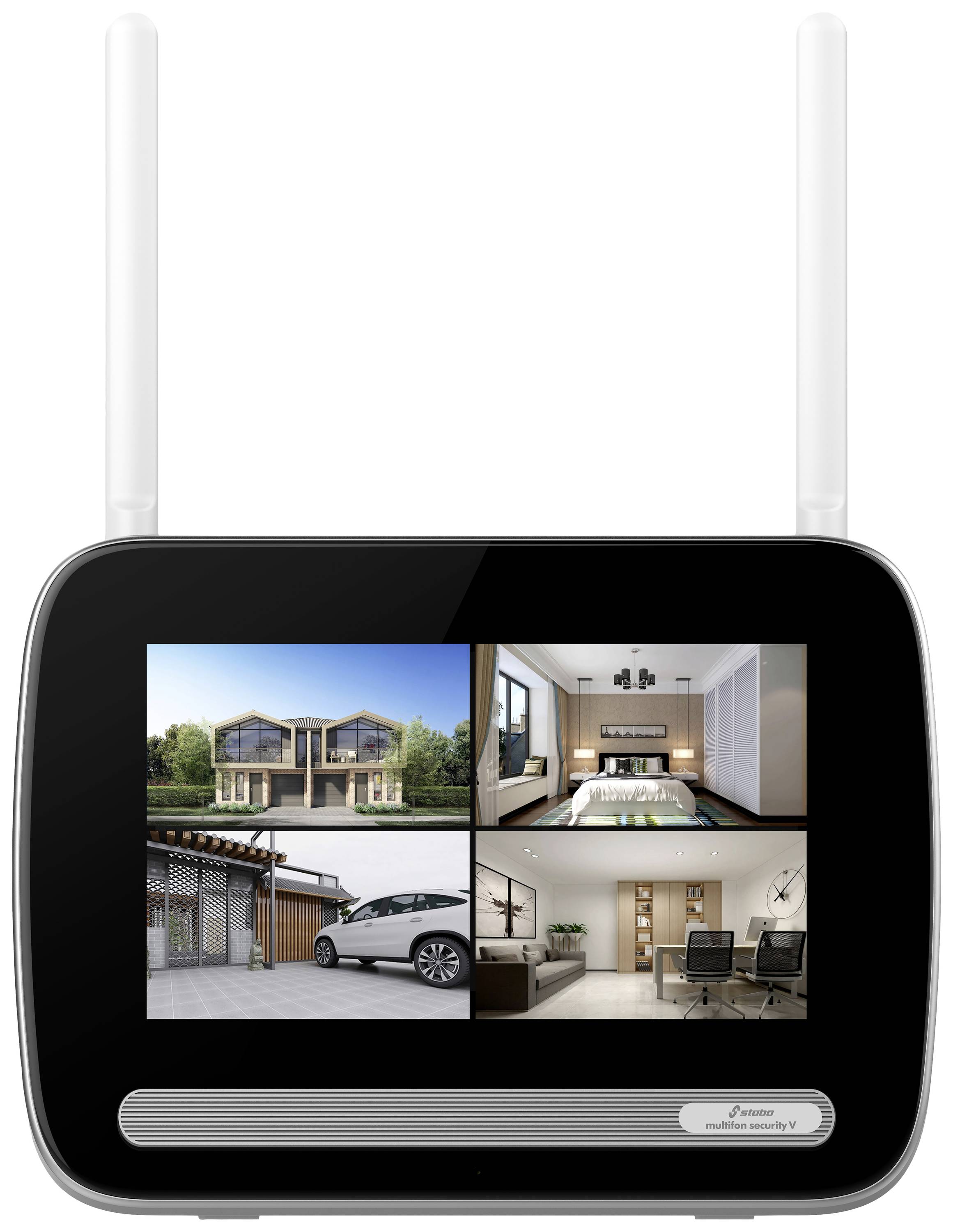 Stabo multifon security V 51136 RF-Wireless CCTV system incl. 1 camera 2304 x 1296 p 2.4 GHz