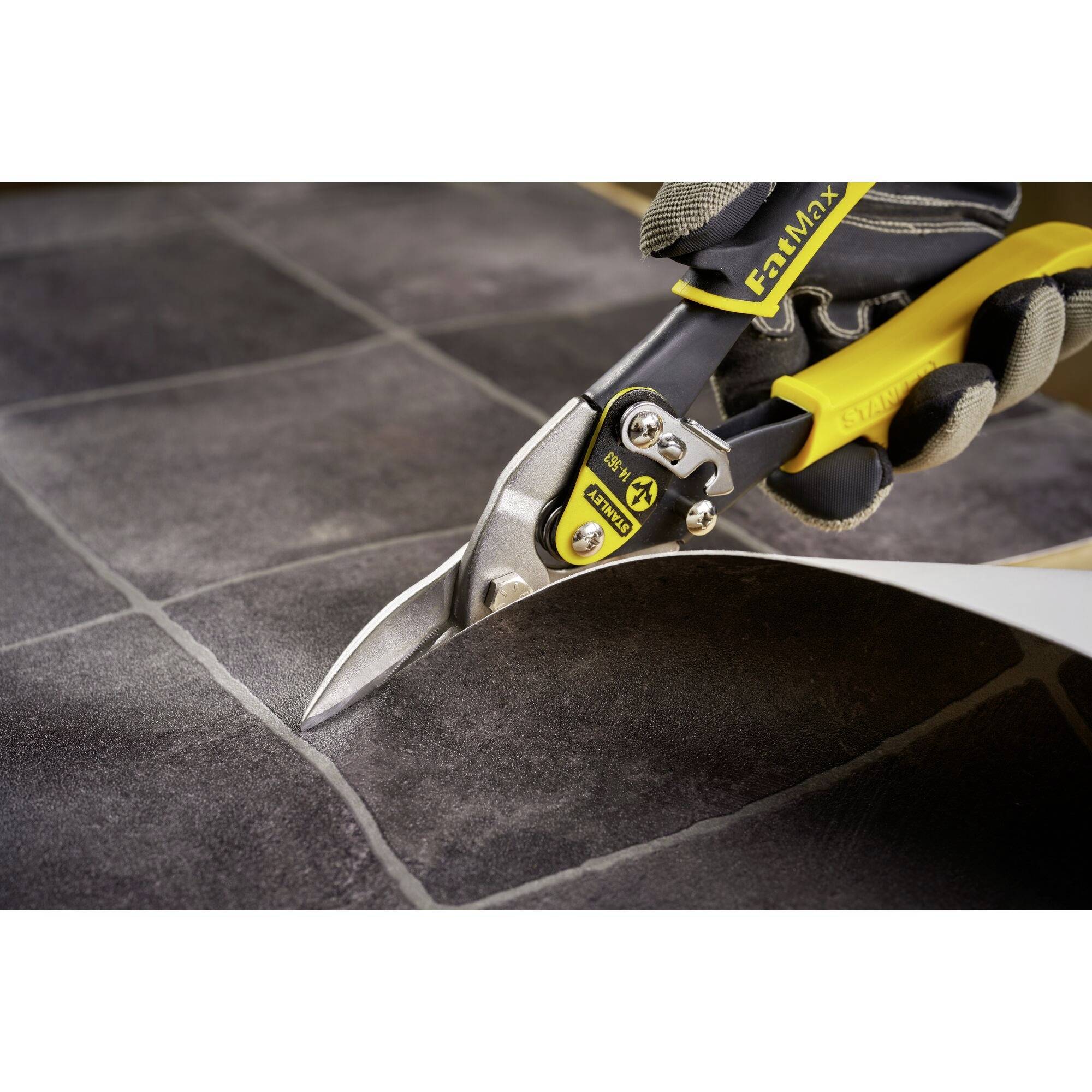 STANLEY Sheet metal shears MaxSteel straight 250mm 2-14-563