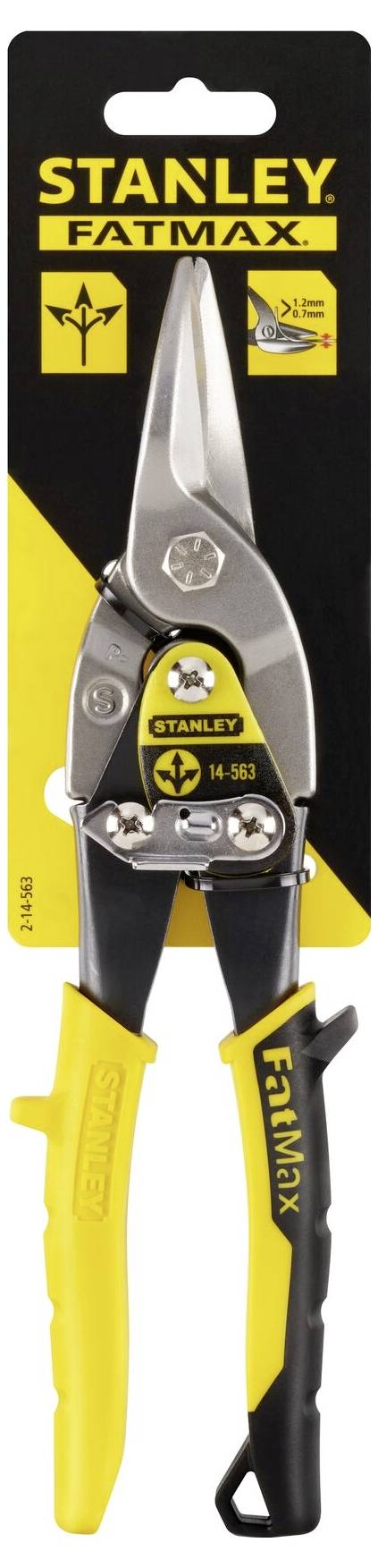 STANLEY Sheet metal shears MaxSteel straight 250mm 2-14-563