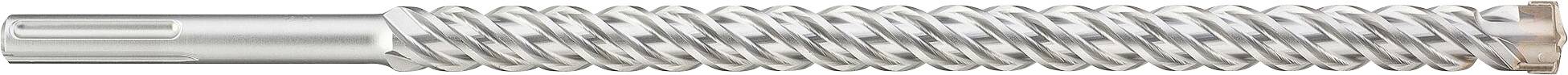 A silver metal spring with uniform coils, horizontally aligned.