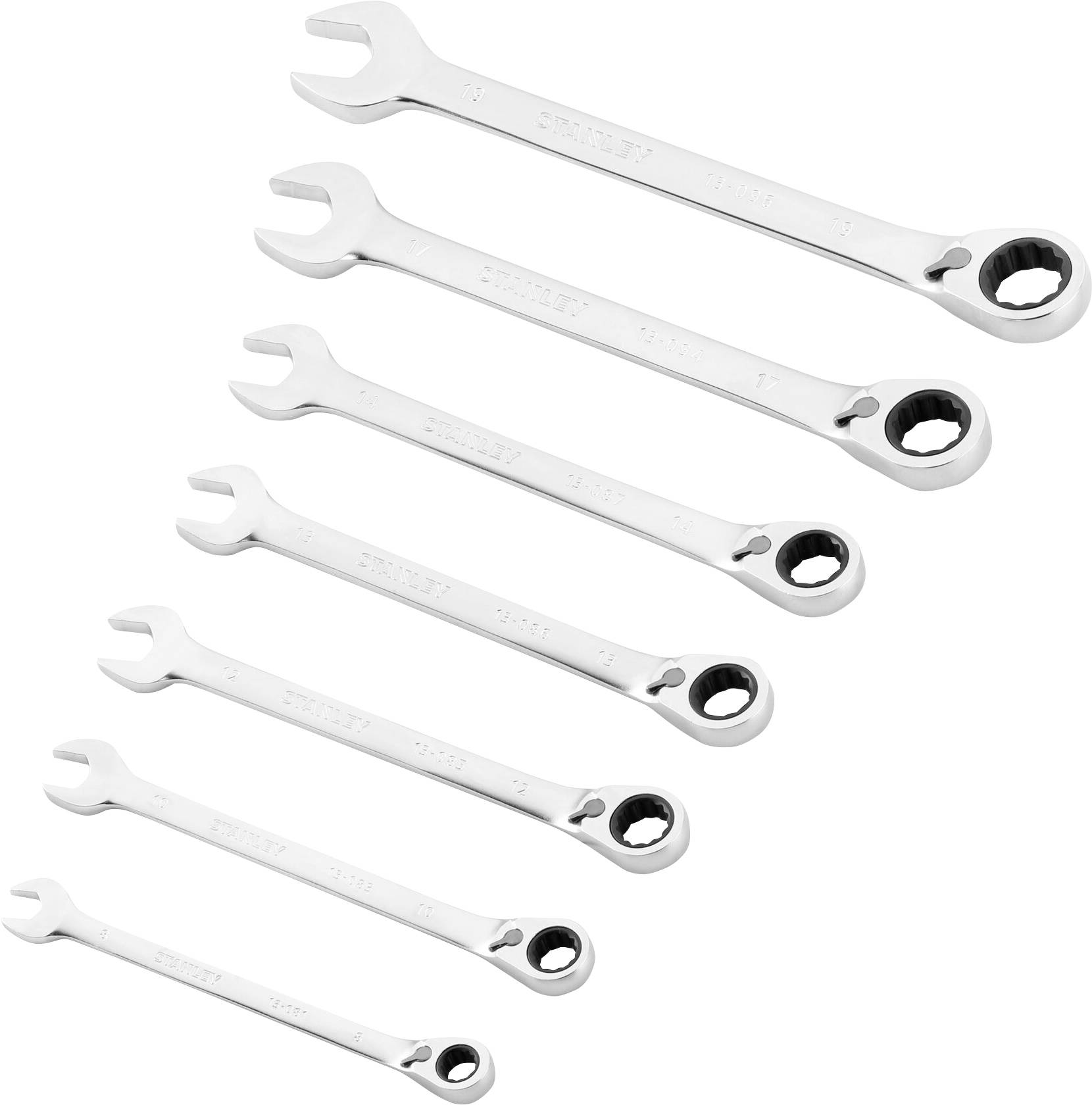 STANLEY FMMT82848-0 Crowfoot wrench set Spanner size (metric) 8 - 19 mm