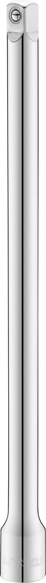 A long, slender white stick with a glossy finish and a narrow vertical line in the centre.