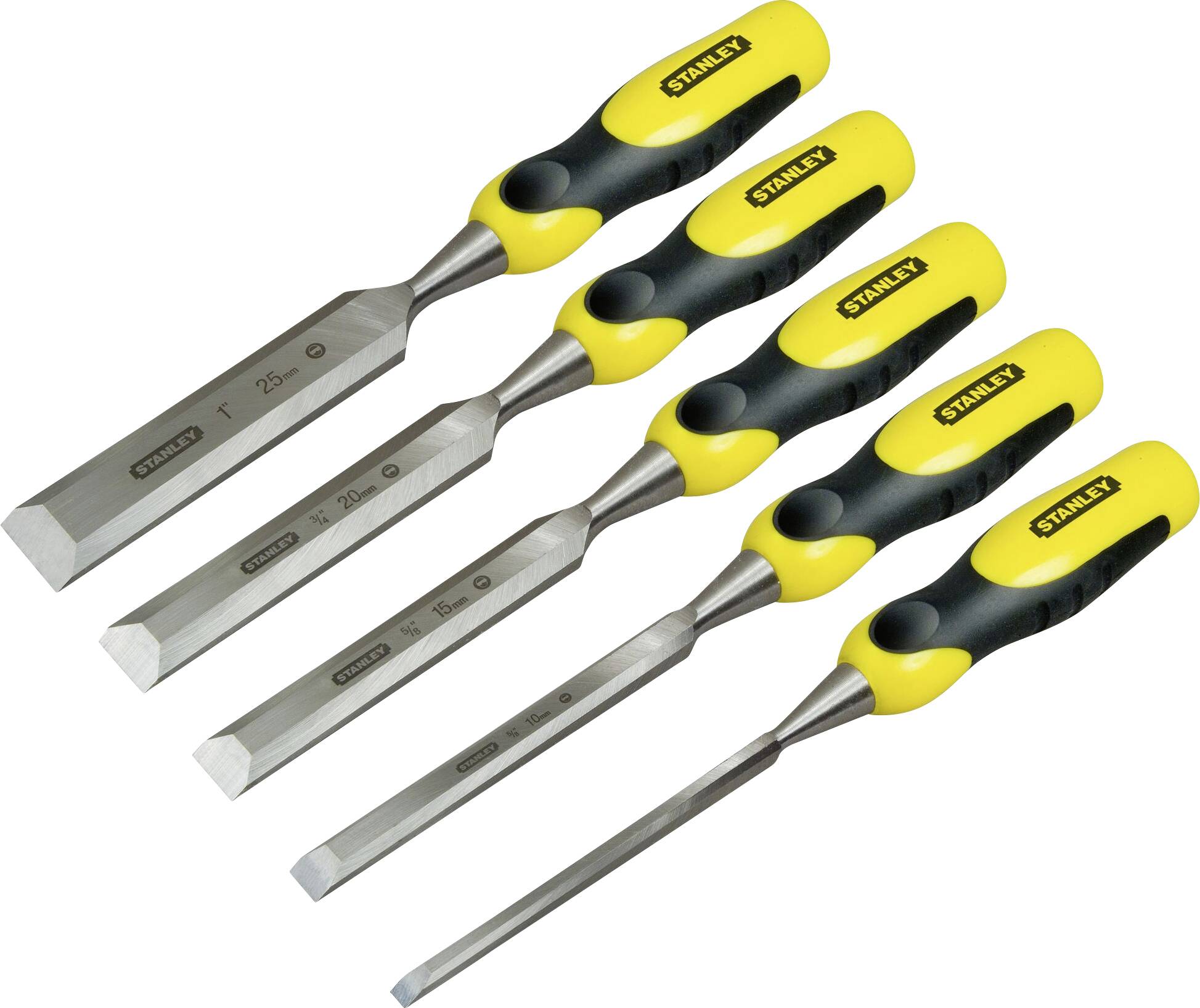 Dynagrip chisel, 5-piece set STANLEY 2-16-888