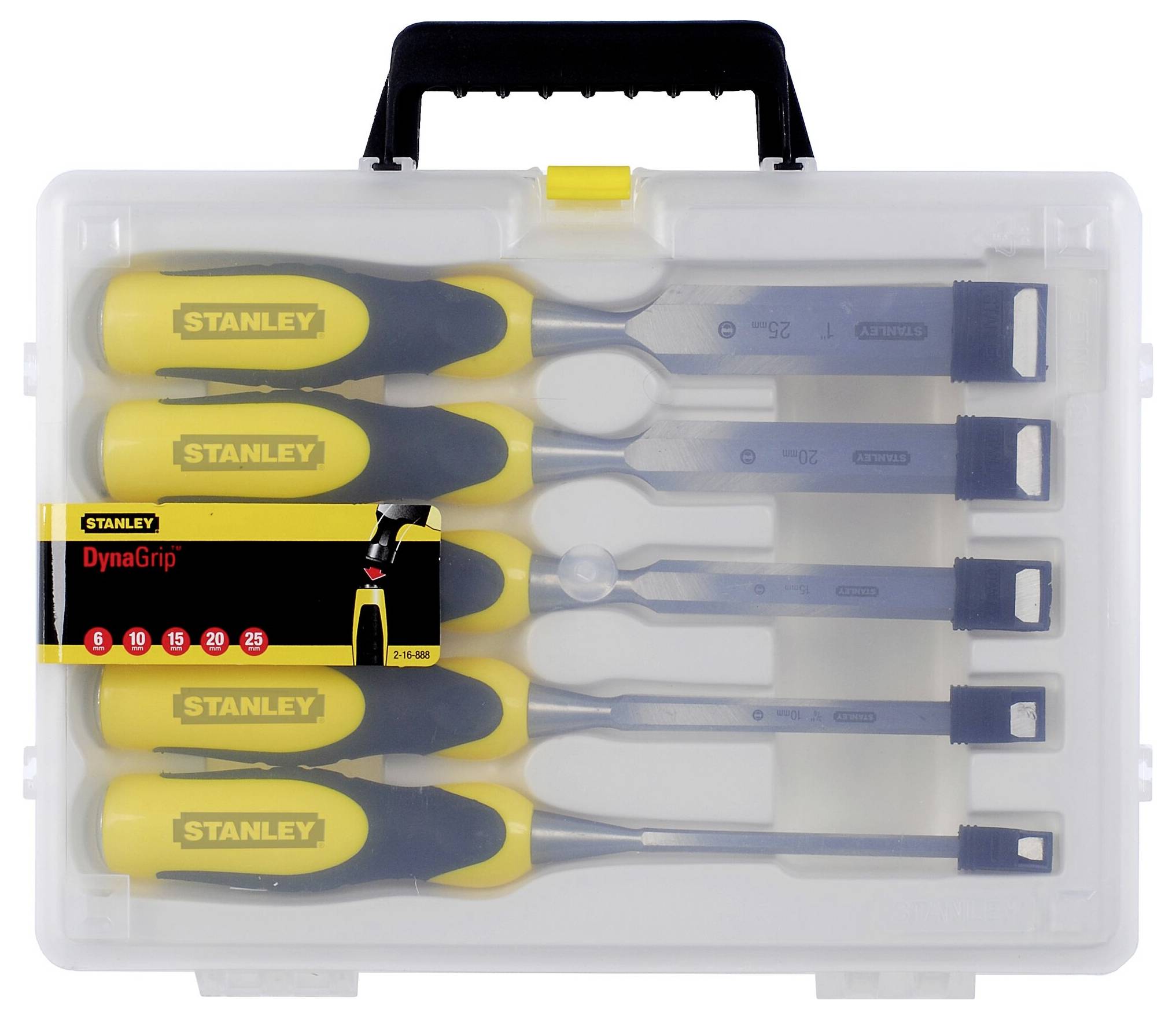 Dynagrip chisel, 5-piece set STANLEY 2-16-888
