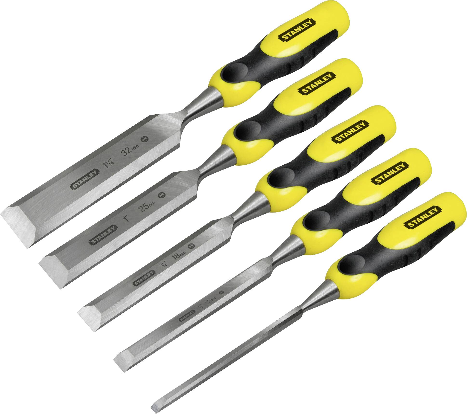 Dynagrip chisel, 5-piece set STANLEY 2-16-885
