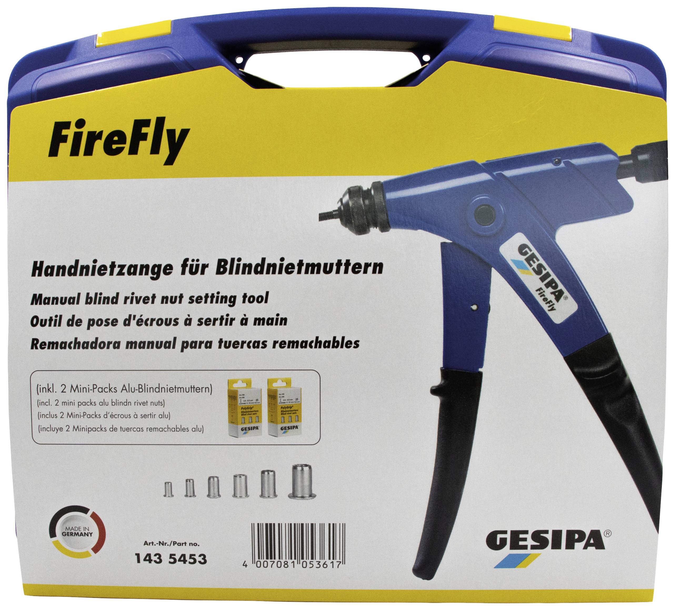 Gesipa 1435453 Riveter set 1 pc(s)