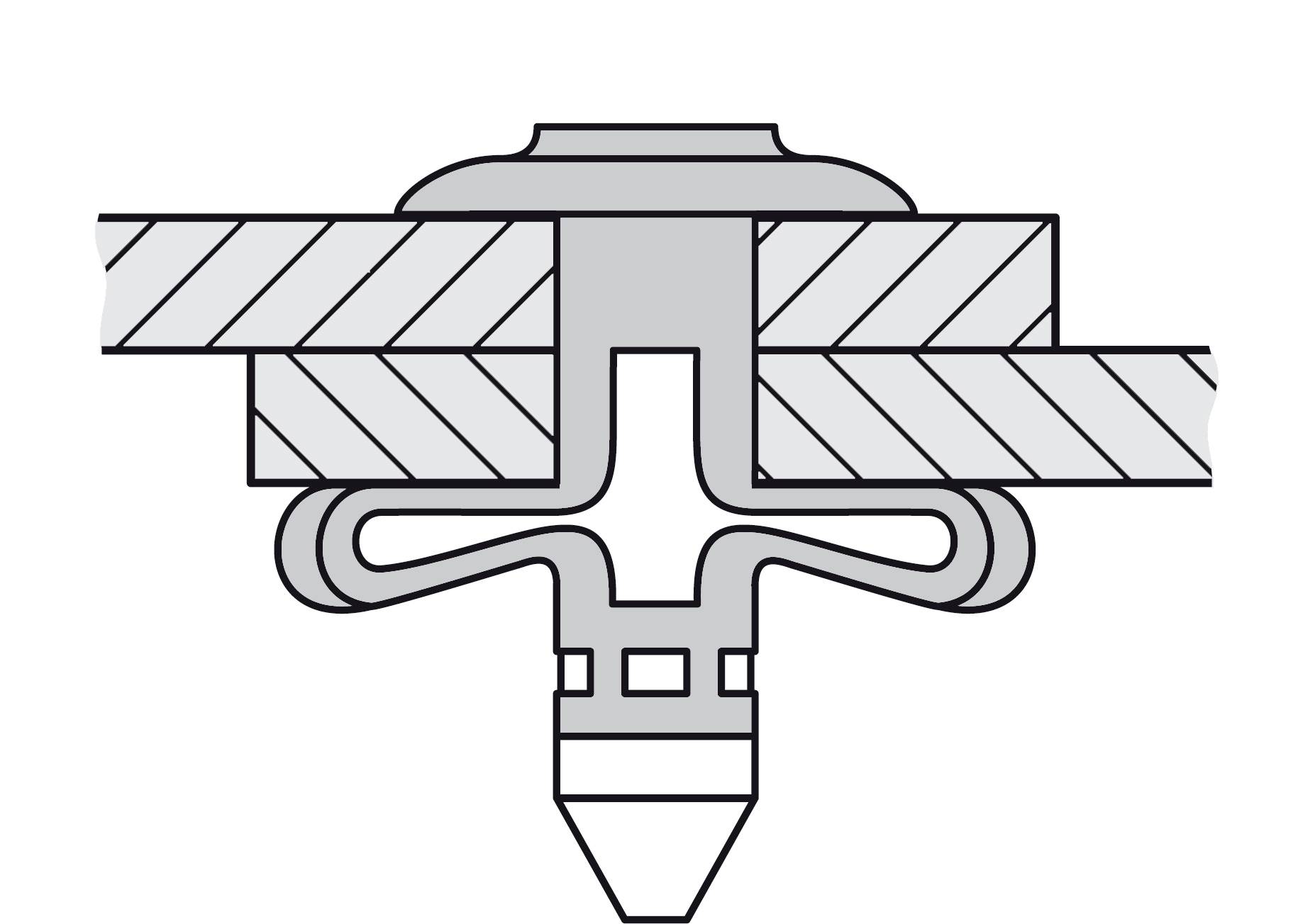 Gesipa 1455620 Blind rivet Aluminium Aluminium 250 pc(s)