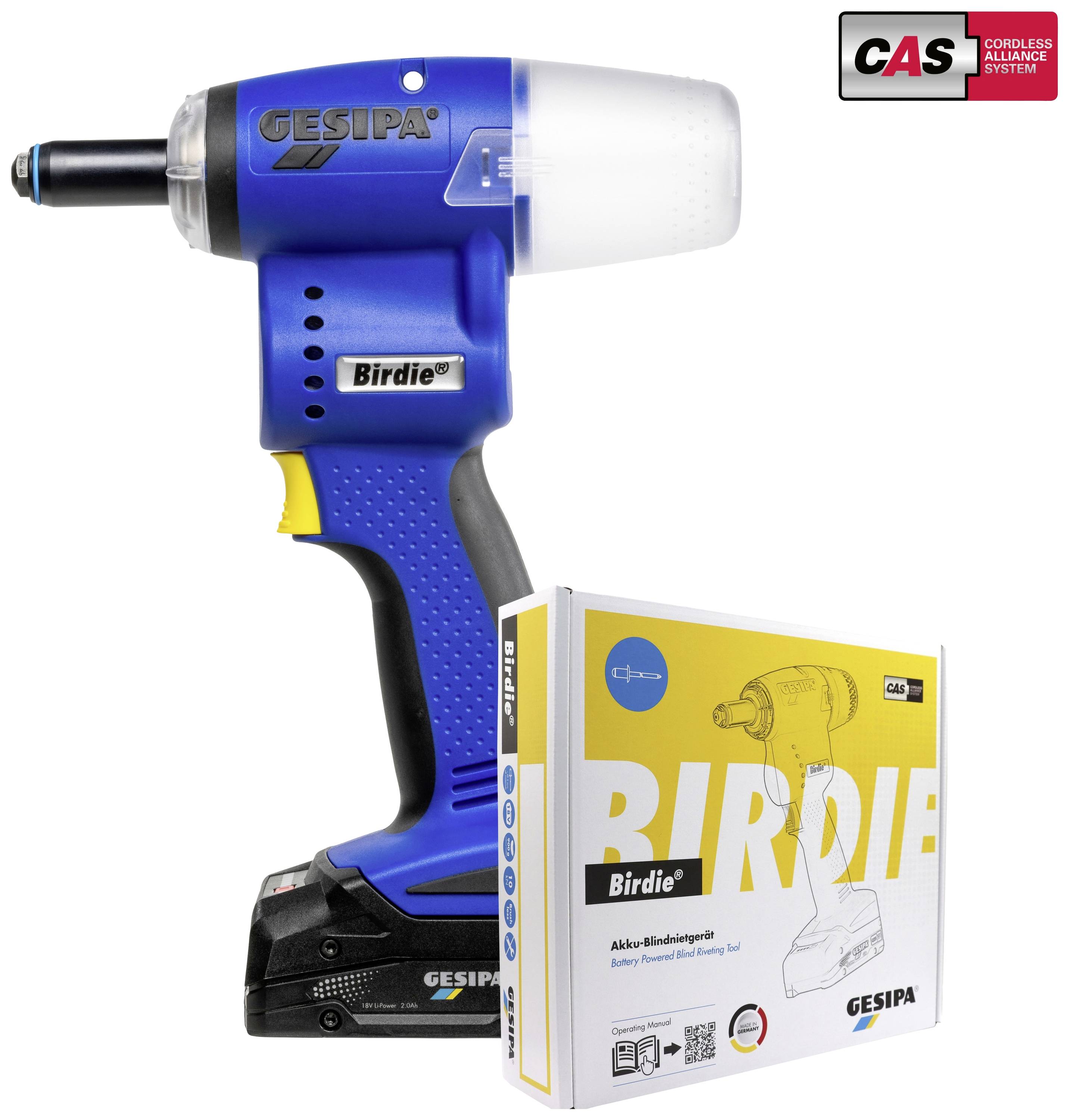 Gesipa 1746722 Cordless riveter 1 pc(s)