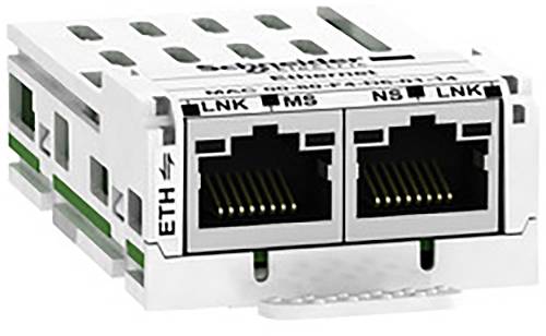 Two Ethernet ports on a white electronic device. Left port labelled 'ETH', both with 'LNK' status indicators.