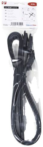 HellermannTyton 115-28898 SOFTFIX XXL-TPU-BK (3) Cable tie 880 mm 28 mm Black 3 pc(s)