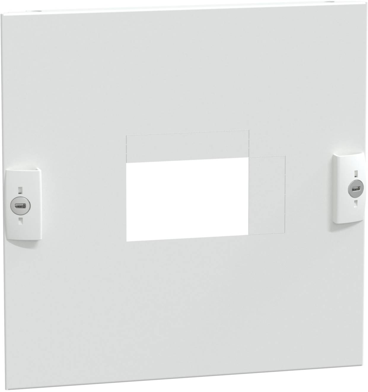 PrismaSet-P, front panel, compact NSXm160 3-4-pin, fixed mounting, vertical, width=400mm, height=5modules Schneider Electric