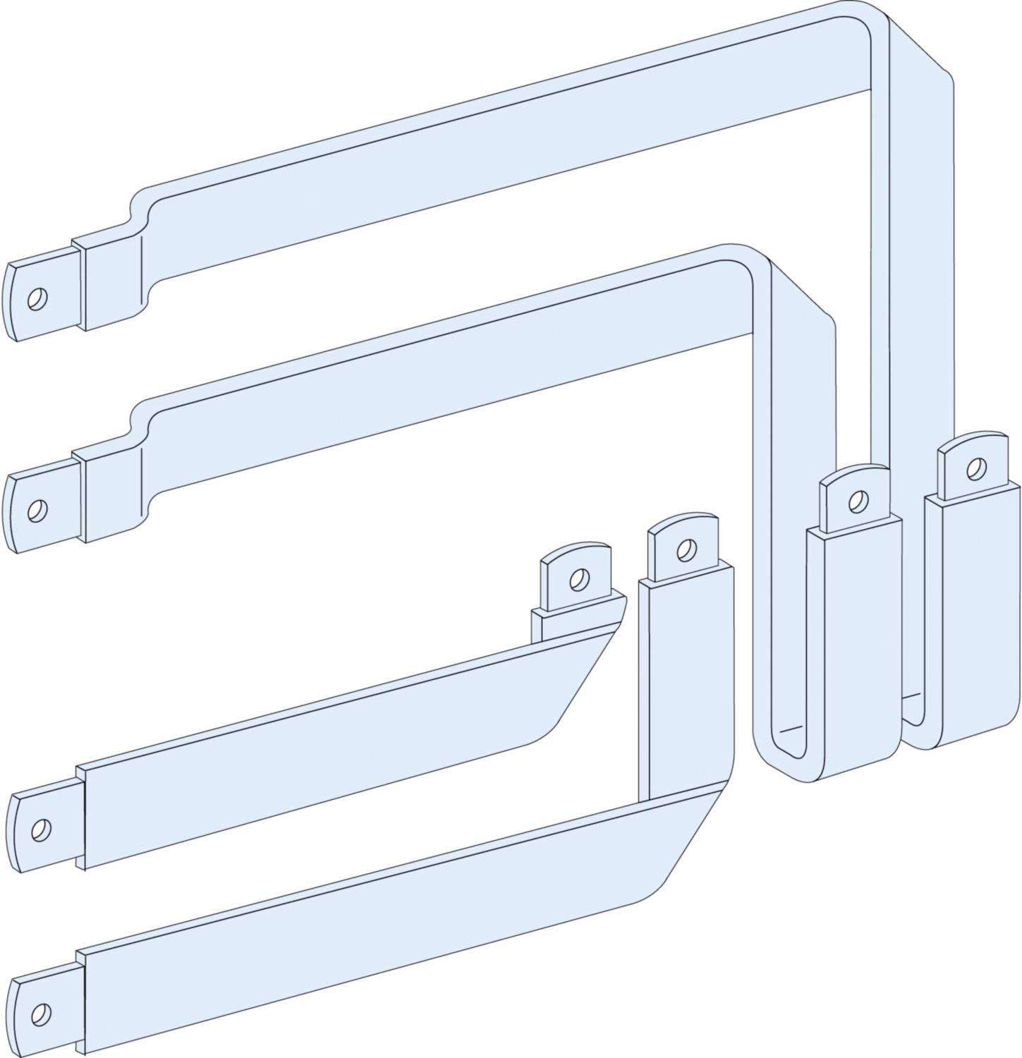 PrismaSet-P, connection, compact NSX100-250/INS250 4-pin, with connection block on the vertical bus bar Linergy BW Schneider