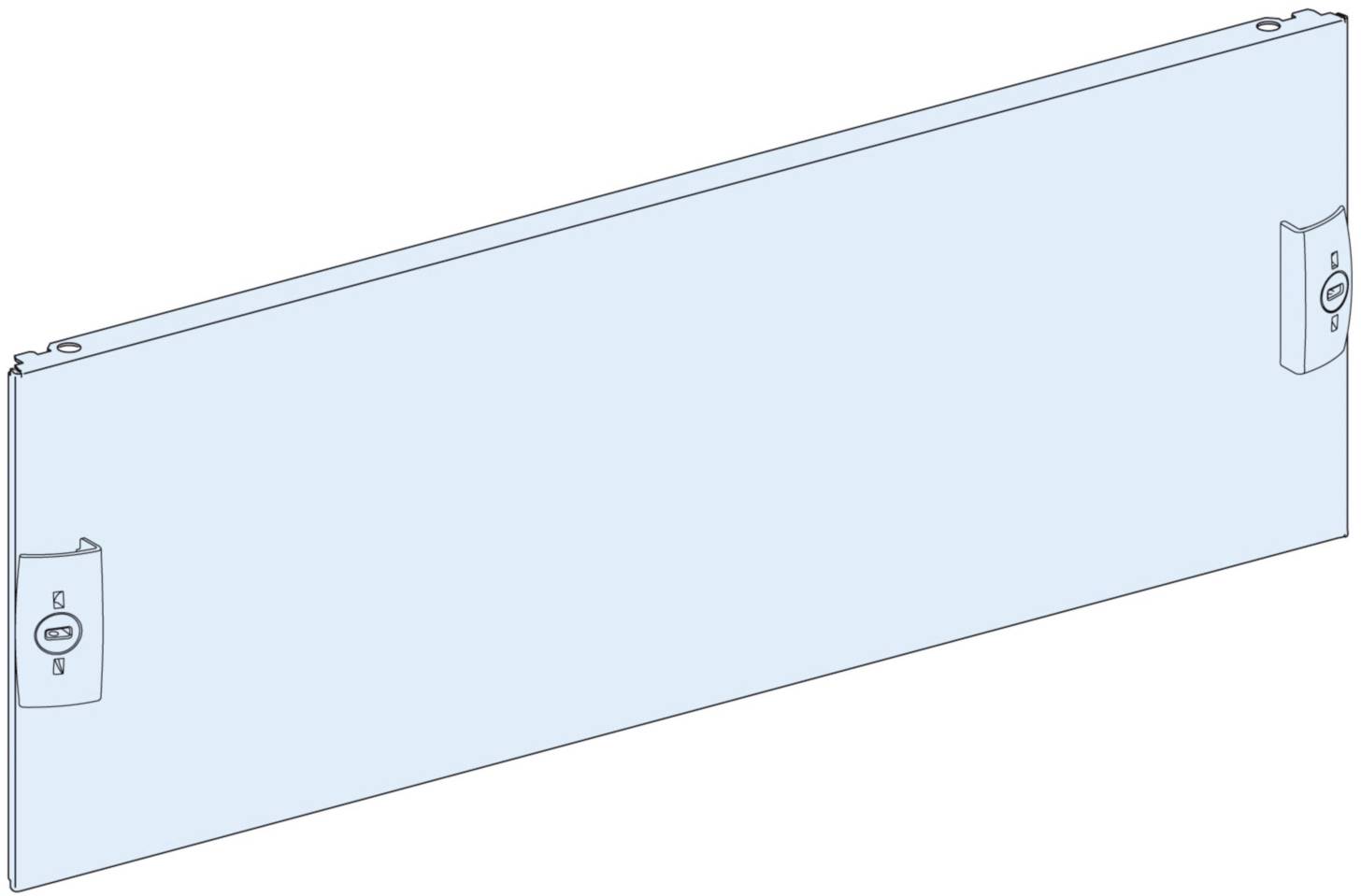 PrismaSet-P, front panel, without cut-out, width=650mm, height=4modules Schneider Electric Content: 1 pc(s)
