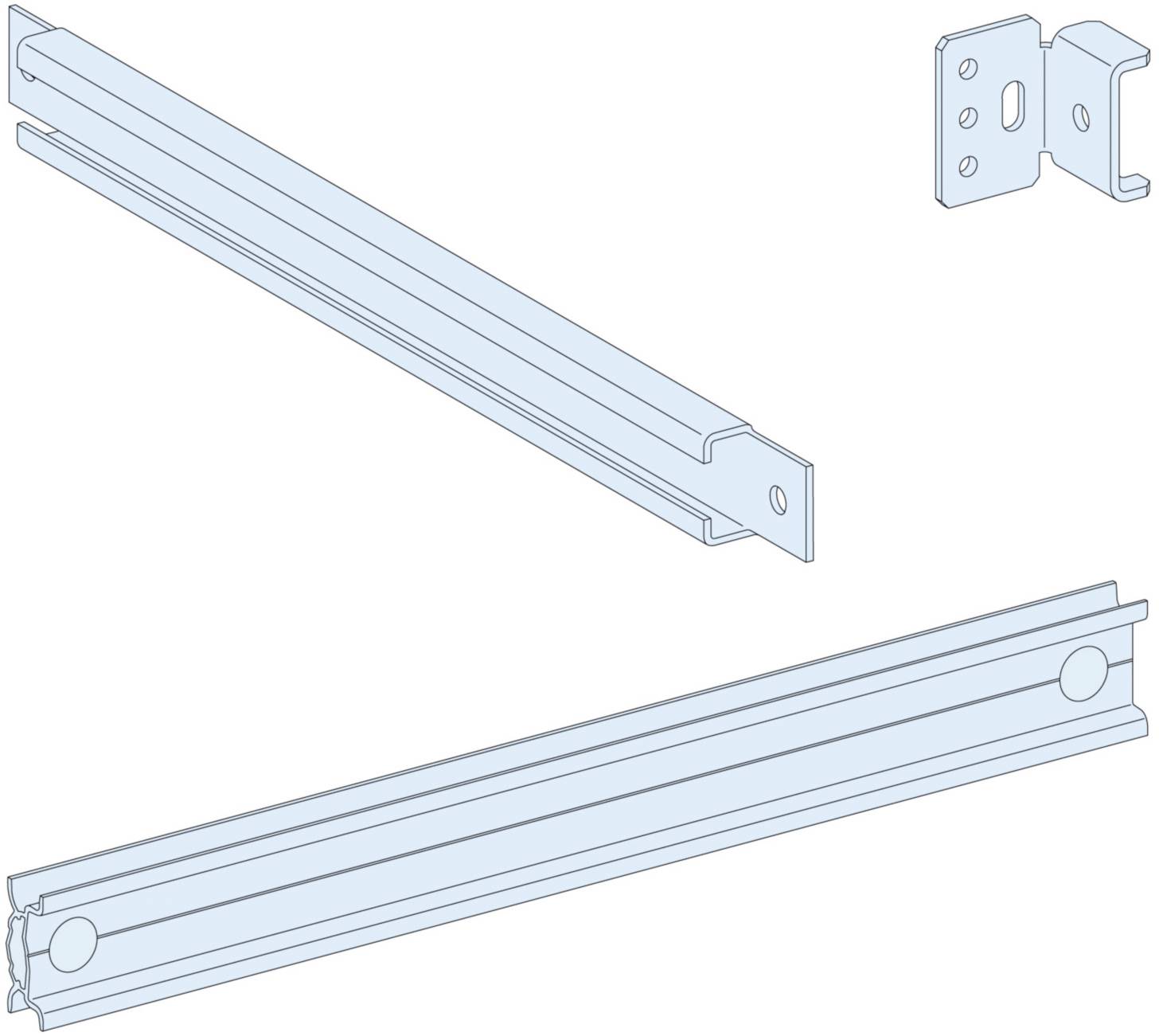 PrismaSet-P, DIN rail, adjustable, 20 module units, width = 400mm Schneider Electric Content: 1 pc(s)
