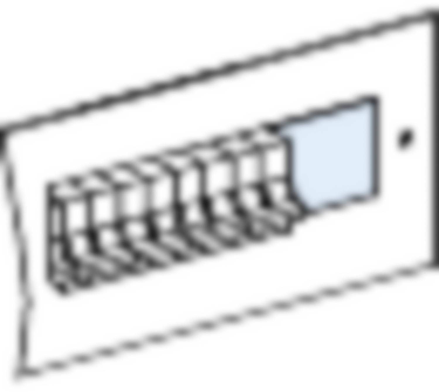 PrismaSet-P, cover plate, separable, modular DIN rail mounting devices, height=46mm, length=90mm,RAL9003,(4 pieces) Schneider