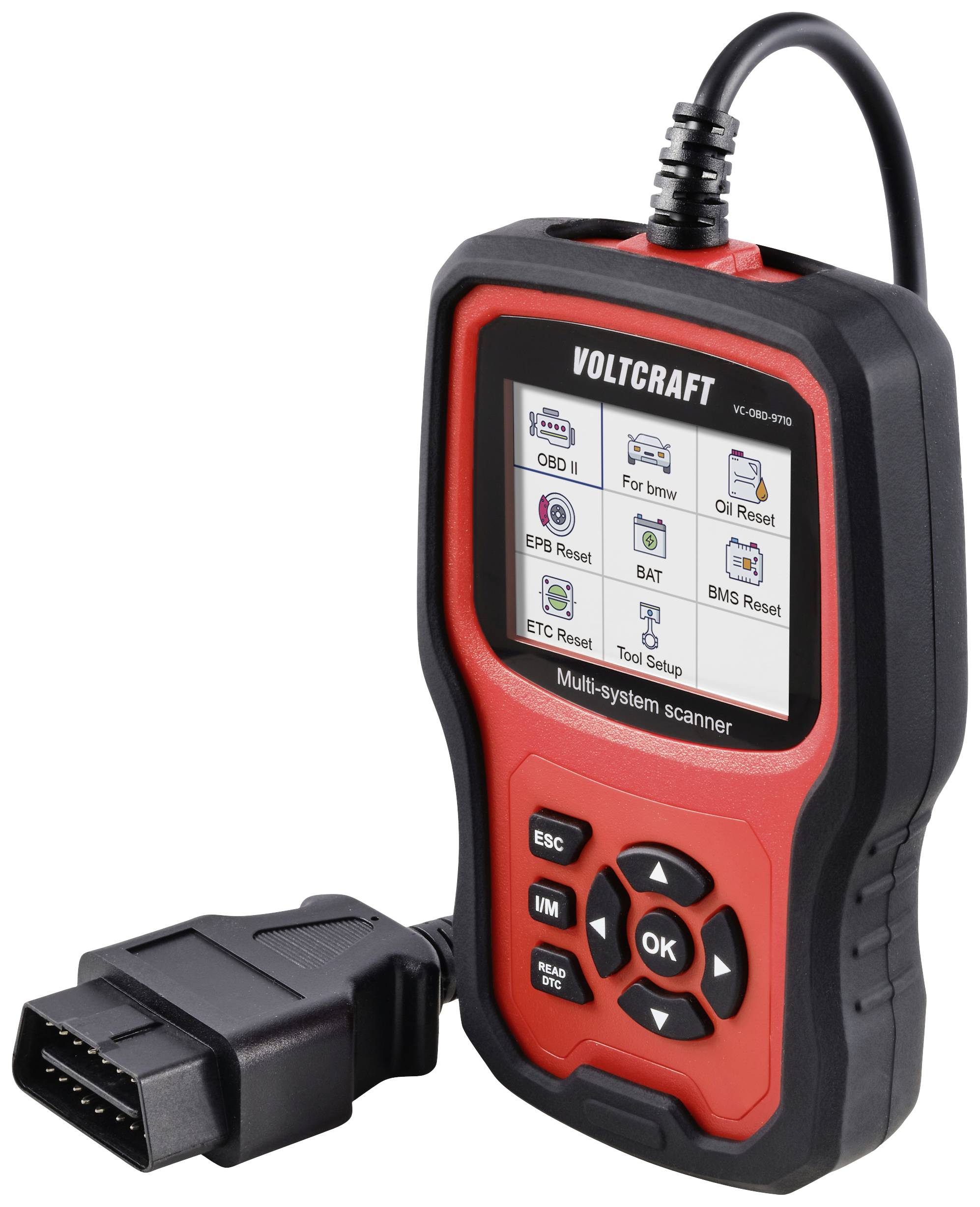 VOLTCRAFT VC-OBD-9710 OBD II diagnostics tool VC-14616100