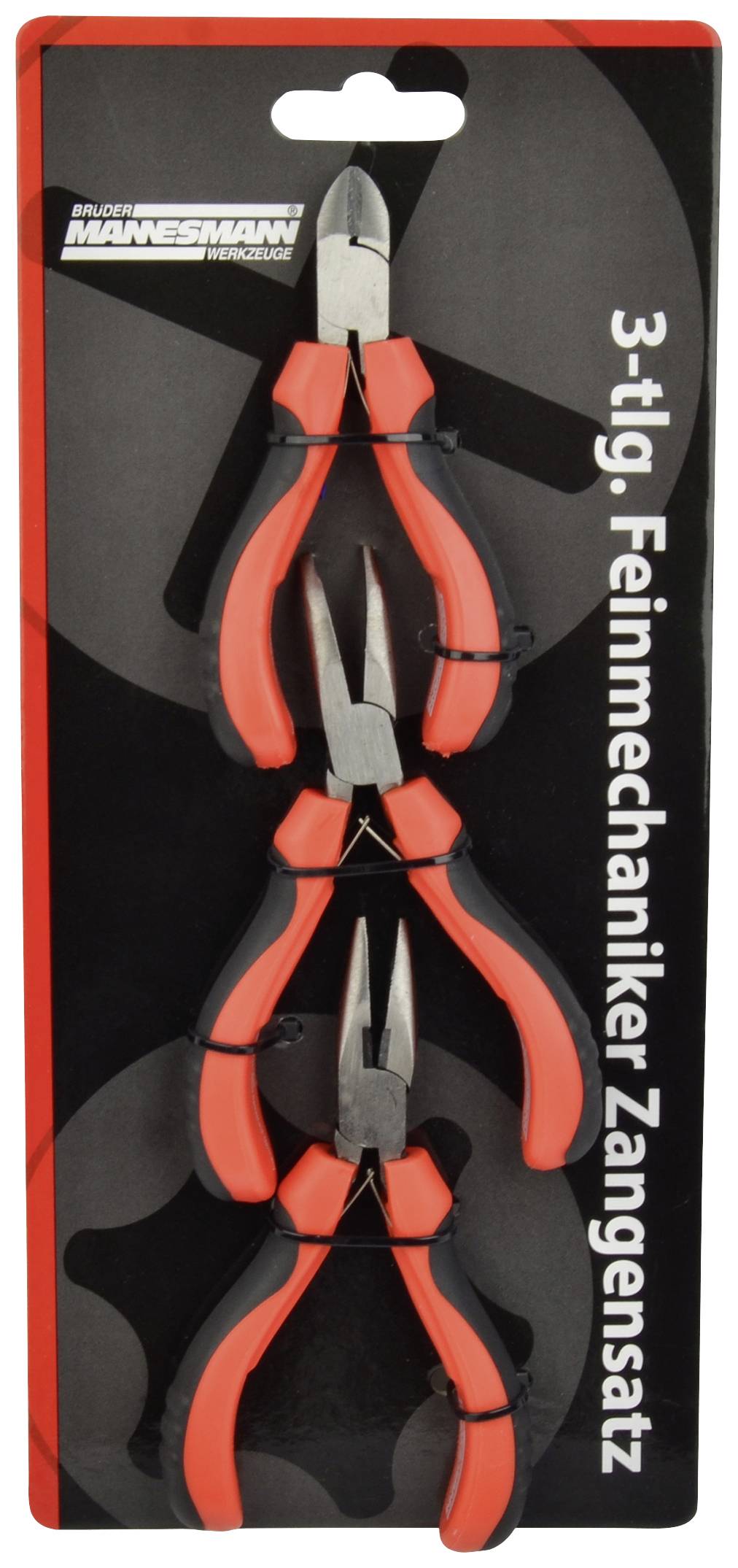 Brüder Mannesmann M10850 Workshop Pliers Set 3-piece