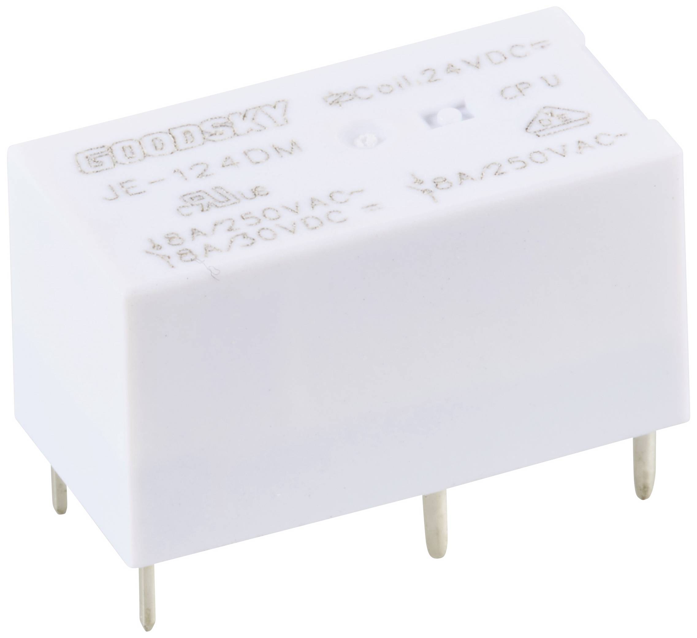 GoodSky JE-124DM PCB relay 24 V DC 8 A 1 maker