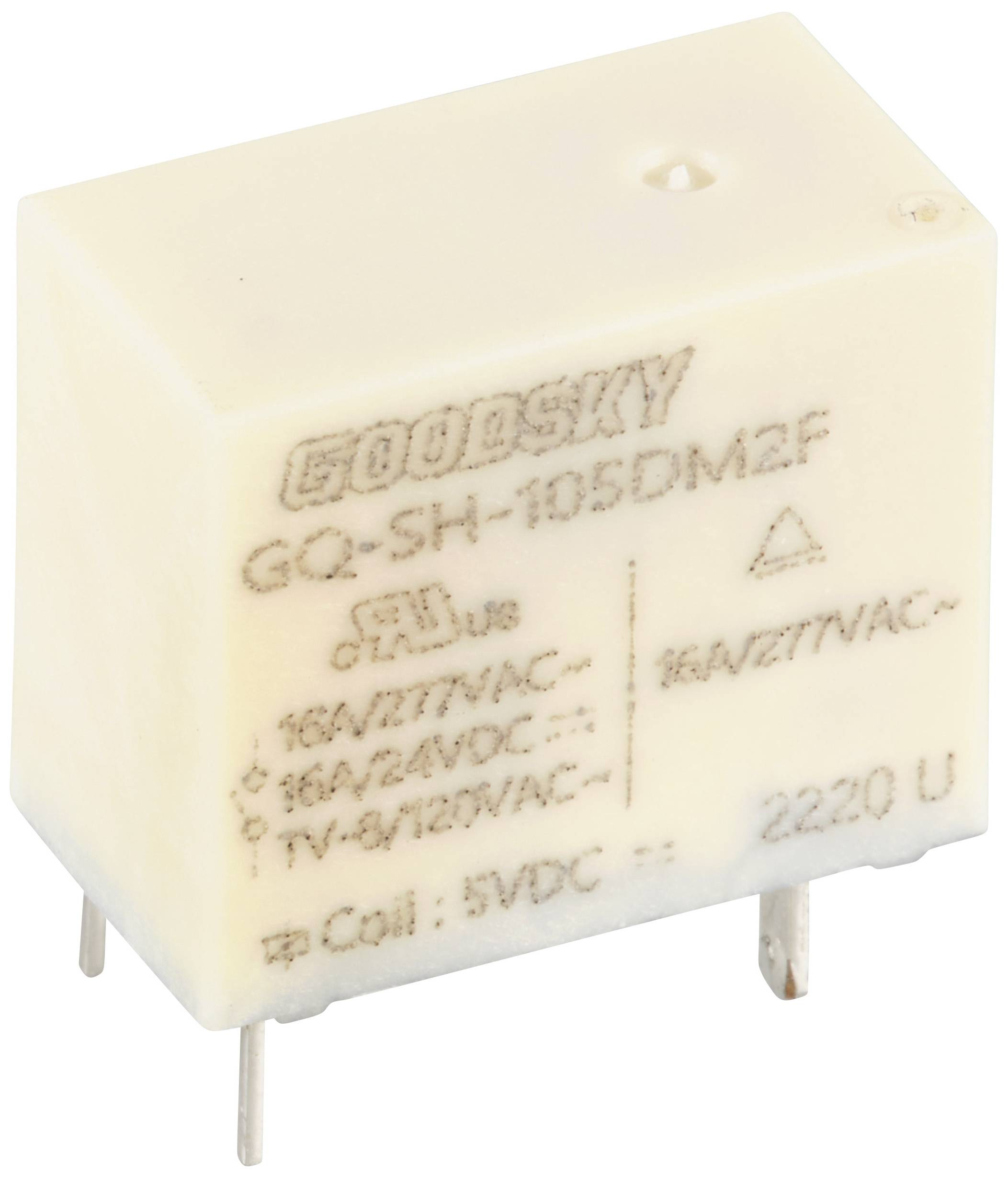 GoodSky GQ-SH-105DM2F PCB relay 5 V DC 16 A 1 maker