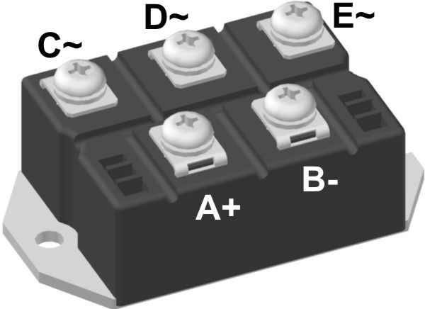 Littelfuse VUO160-16NO7 Diode bridge PWS E Bulk