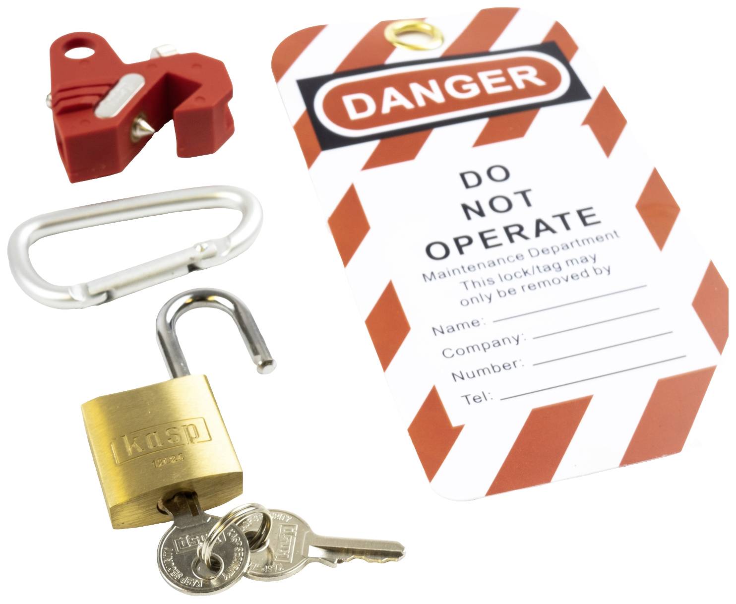 Kasp K81100 Lock set 145 mm Brass, Silver Key