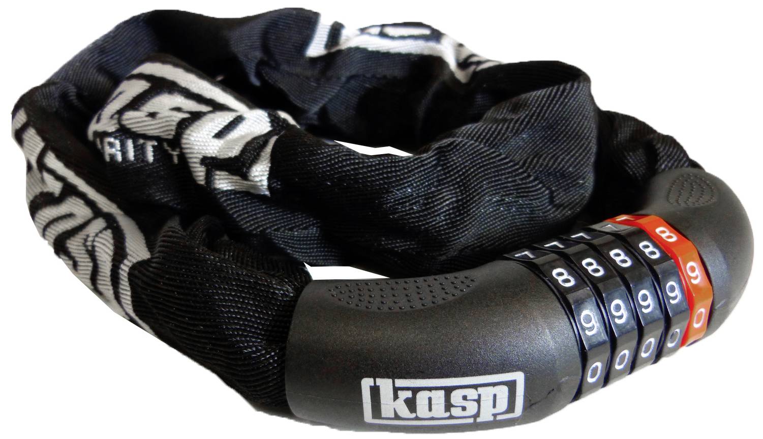 Kasp K470810D Chain lock Black Combination lock