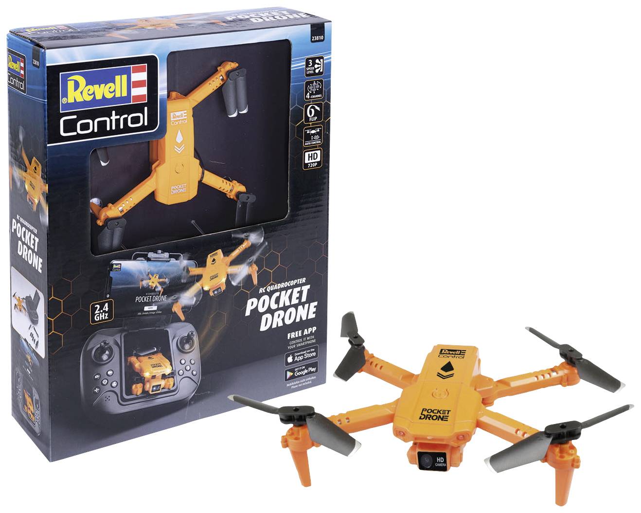 Revell Control Pocket Drone Quadcopter RtF