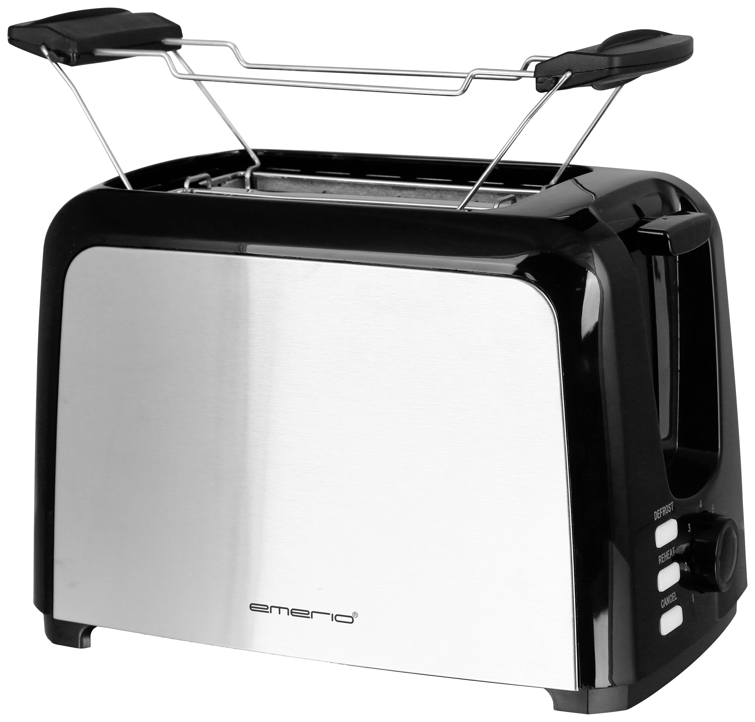 EMERIO TO-123924 Toaster with home baking attachment Black