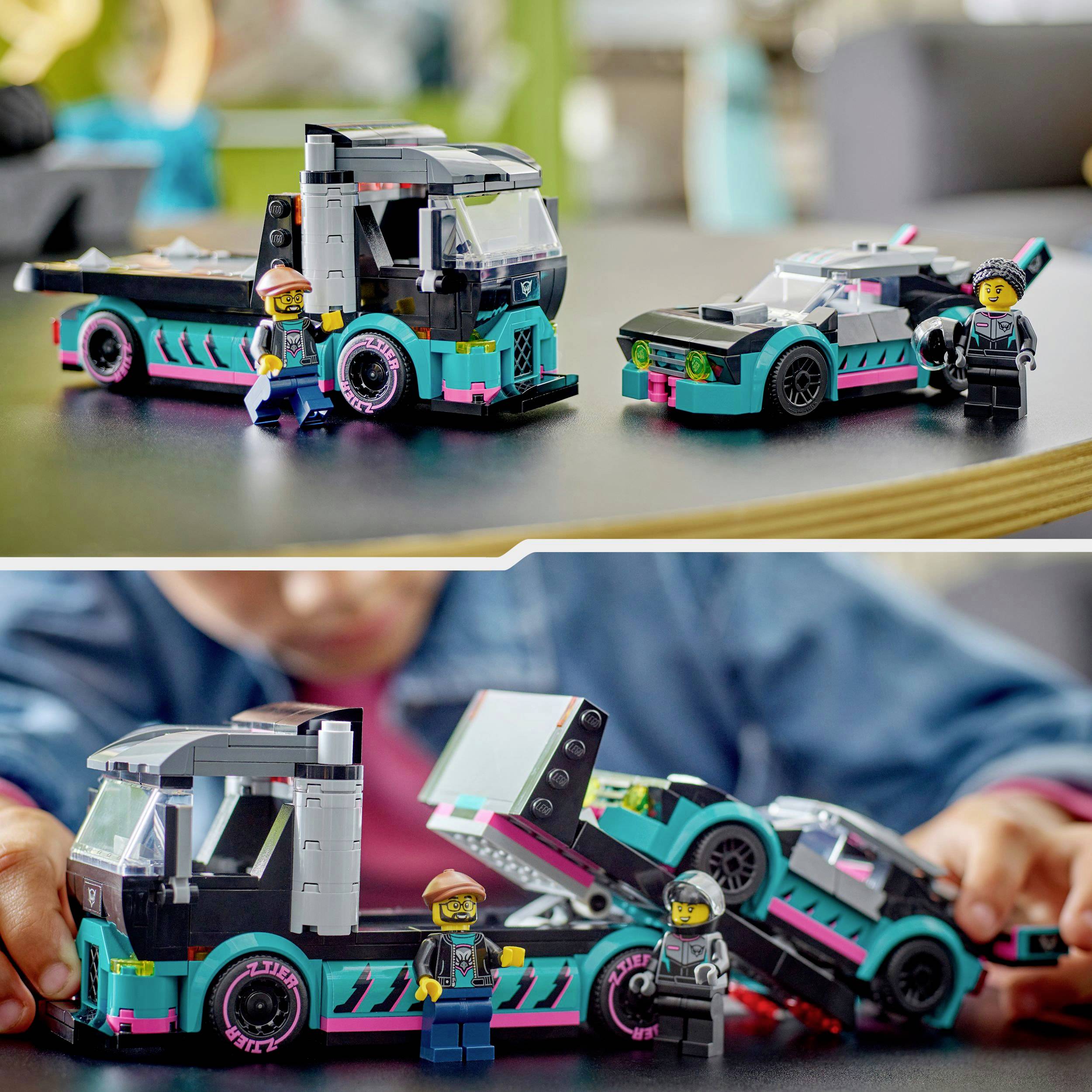 60406 LEGO® CITY Car transporter with race car