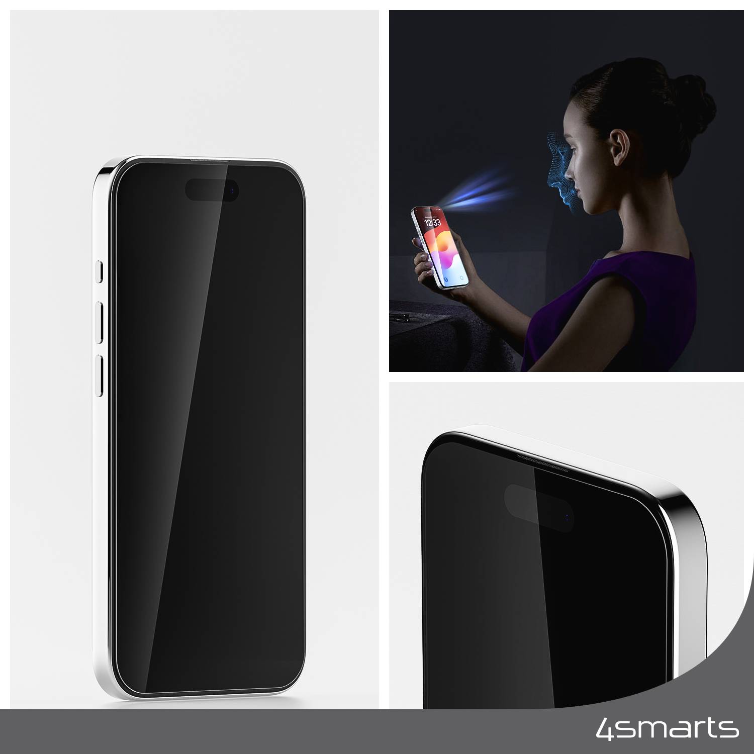 4Smarts 540595 Glass screen protector Apple iPhone 15 1 pc(s) Anti-fingerprint 540595