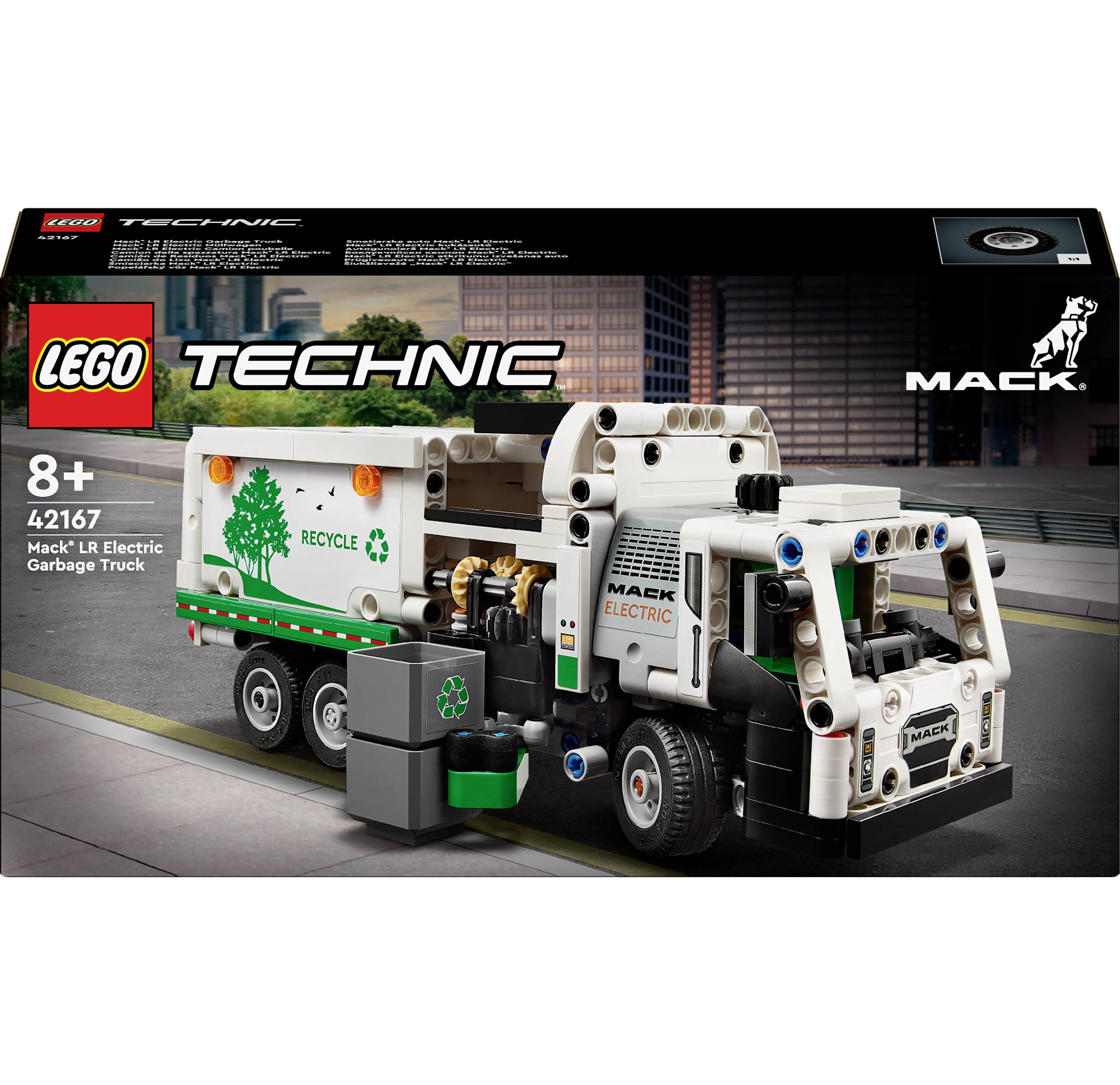 42167 LEGO® TECHNIC Mack® LR Electric garbage trucks