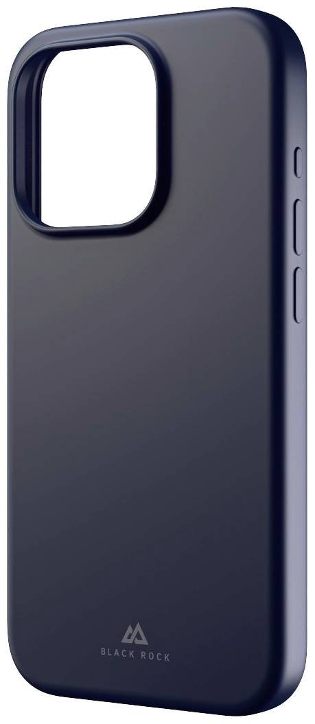 Black mobile phone case with raised camera protection, side buttons, and 'Black Rock' logo at the bottom.