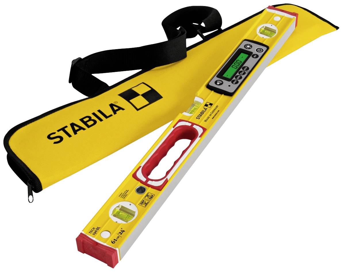 Stabila TECH 196 DL 19829 Digital level incl. anti-slip pad, incl. bag 61 cm 0.5 mm/m