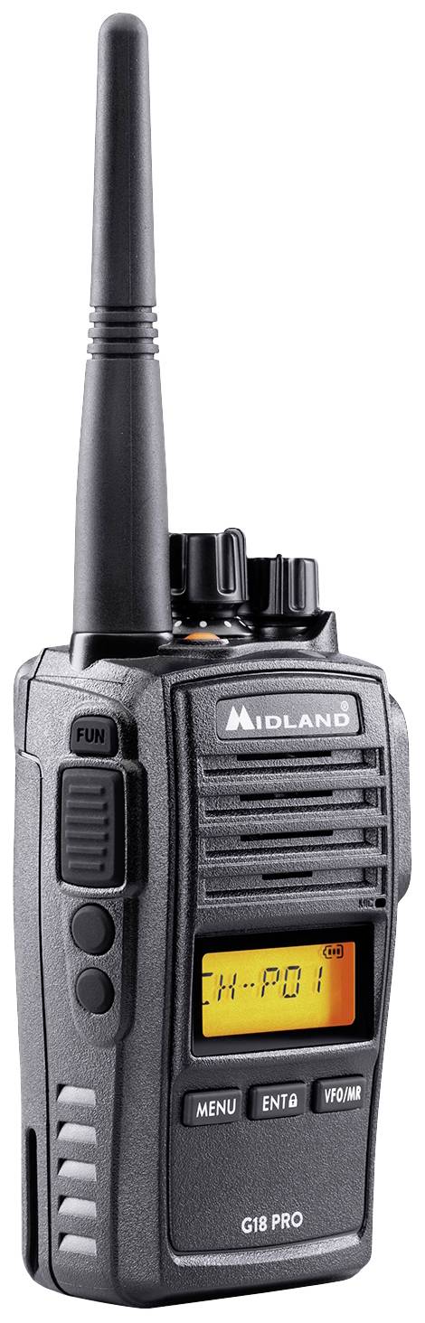 Midland G18 Pro NC 2er Koffer C1145.S5 PMR transceiver 2-piece set